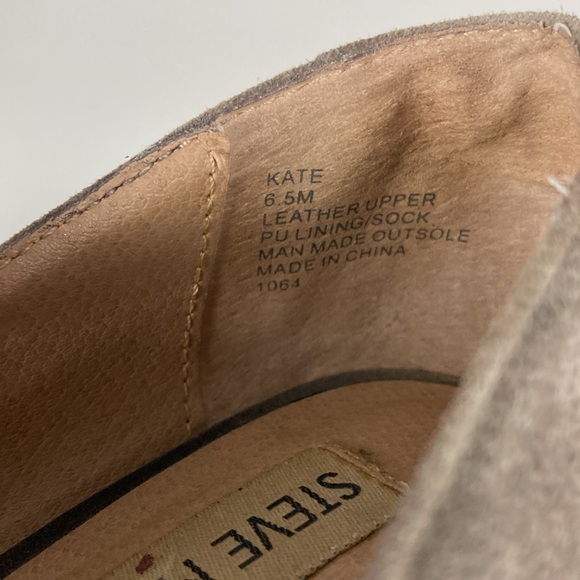 Steve Madden Kate Suede Fringed Loafer Pump Size 6.5 - Picture 11 of 13